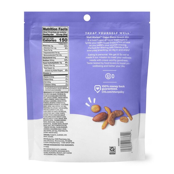 Well Market, Cajun Blend Trail Mix, 20 oz