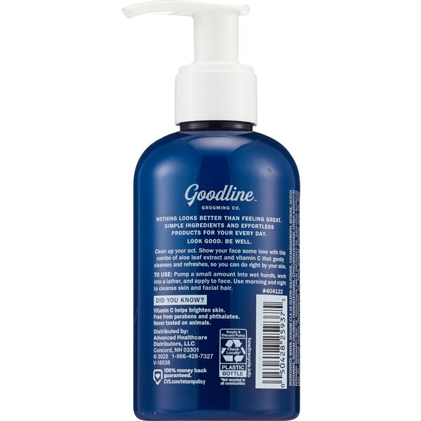 Goodline Grooming Co. Daily Face and Beard Wash, 6 OZ