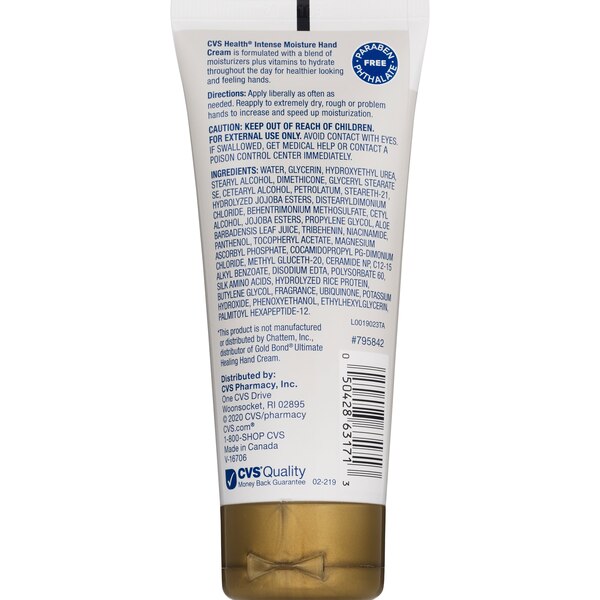 CVS Health Intense Moisture Hand Cream