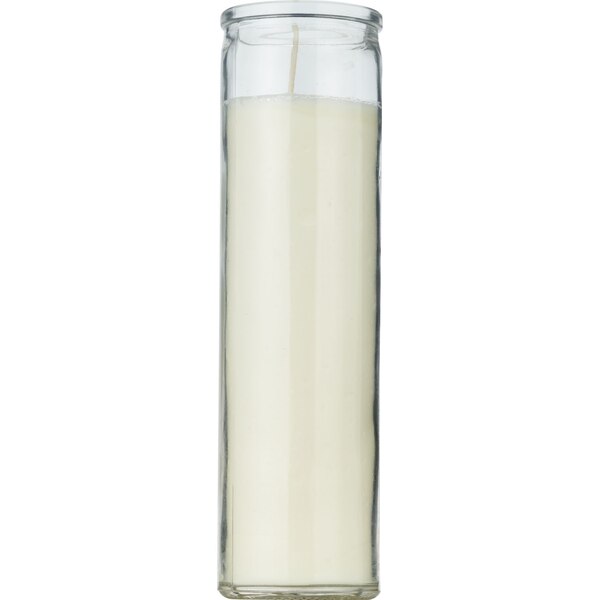 Star Candle Co. White Pillar Candle, 8 in