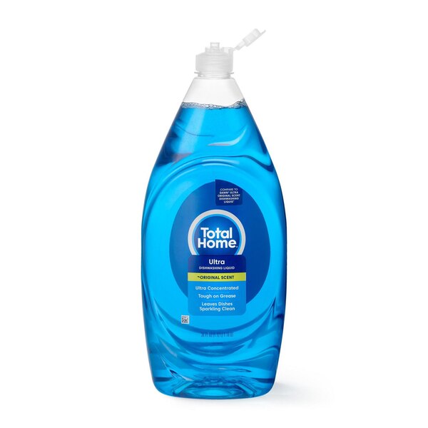 Total Home Ultra Dishwashing Liquid, Original Scent, 40 oz