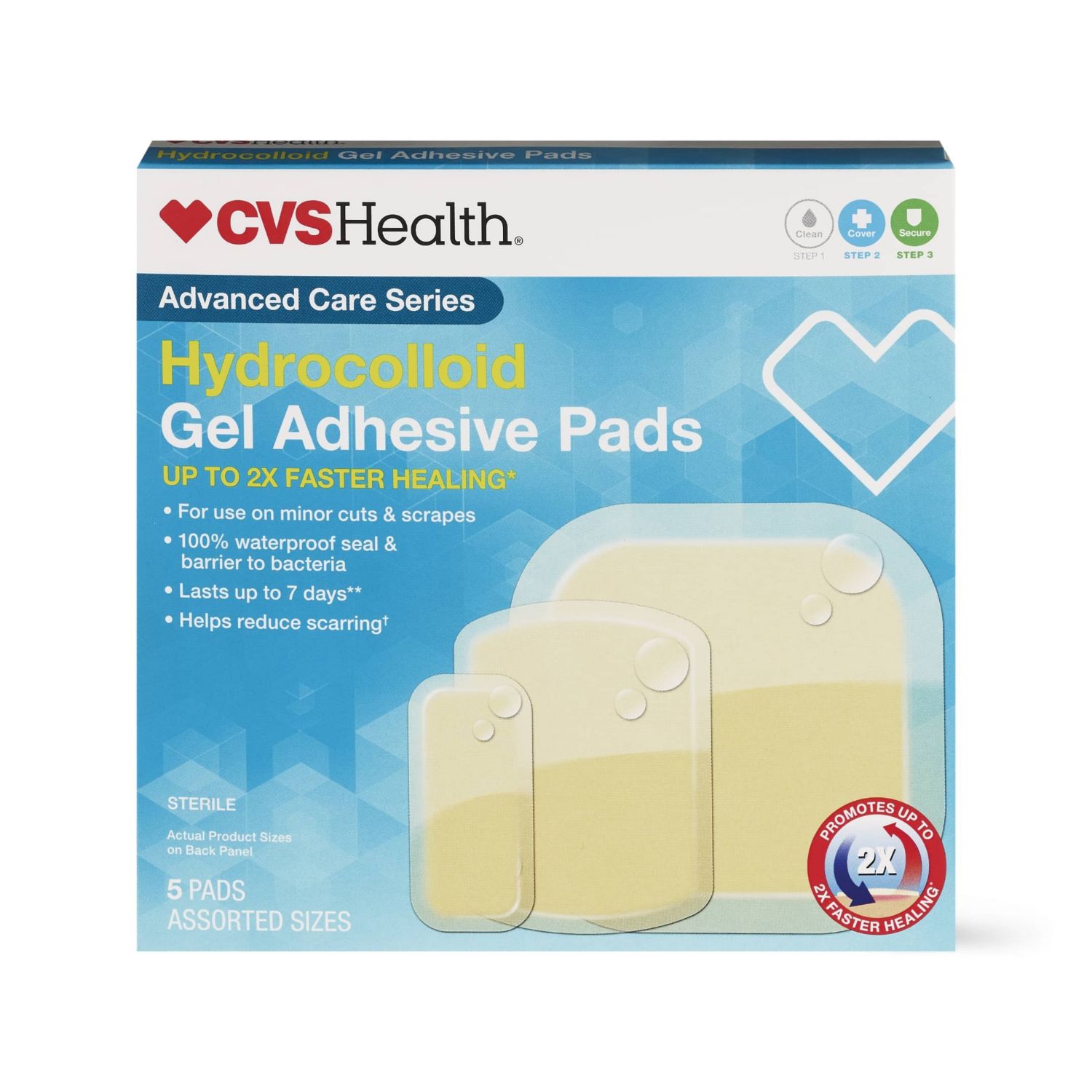 CVS Health Hydrocolloid Gel Adhesive Pads