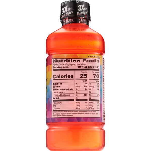 Gold Emblem Electrolyte Max Electrolyte Solution, Cherry Pomegranate, 33.8 oz