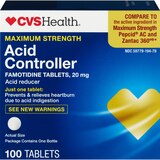 CVS Health Maximum Strength Acid Controller Tablets, thumbnail image