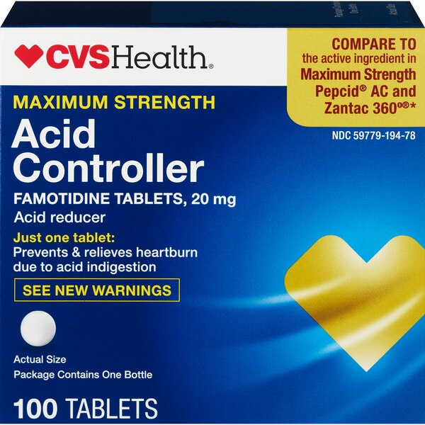 CVS Health Maximum Strength Acid Controller Tablets
