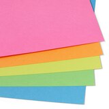 Caliber Bright Color Cardstock, 5 Assorted Colors, 8 1/2" x 11", 65 lb., 125 Sheets, thumbnail image