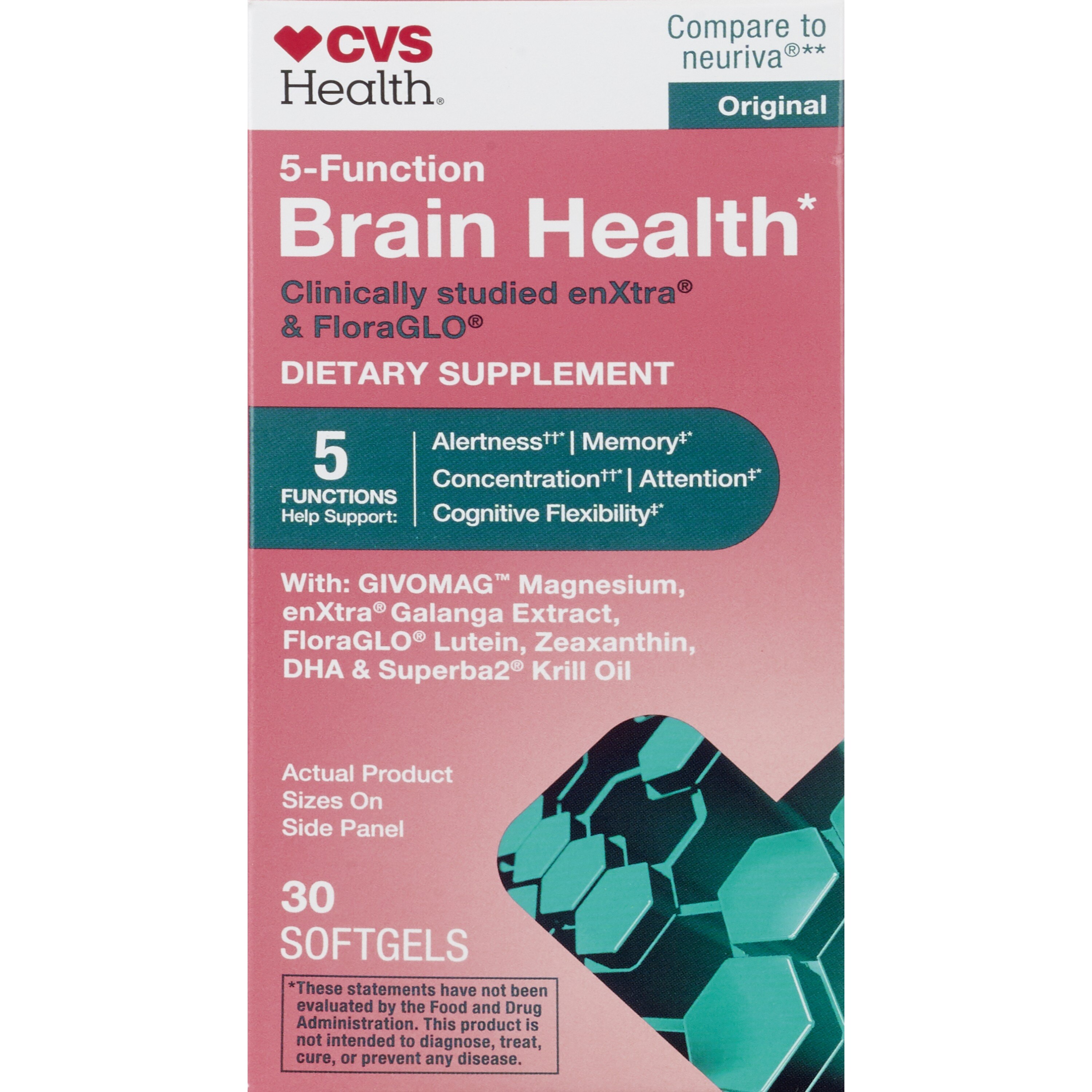 CVS Health - Salud cerebral, 5 funciones, 30 u.