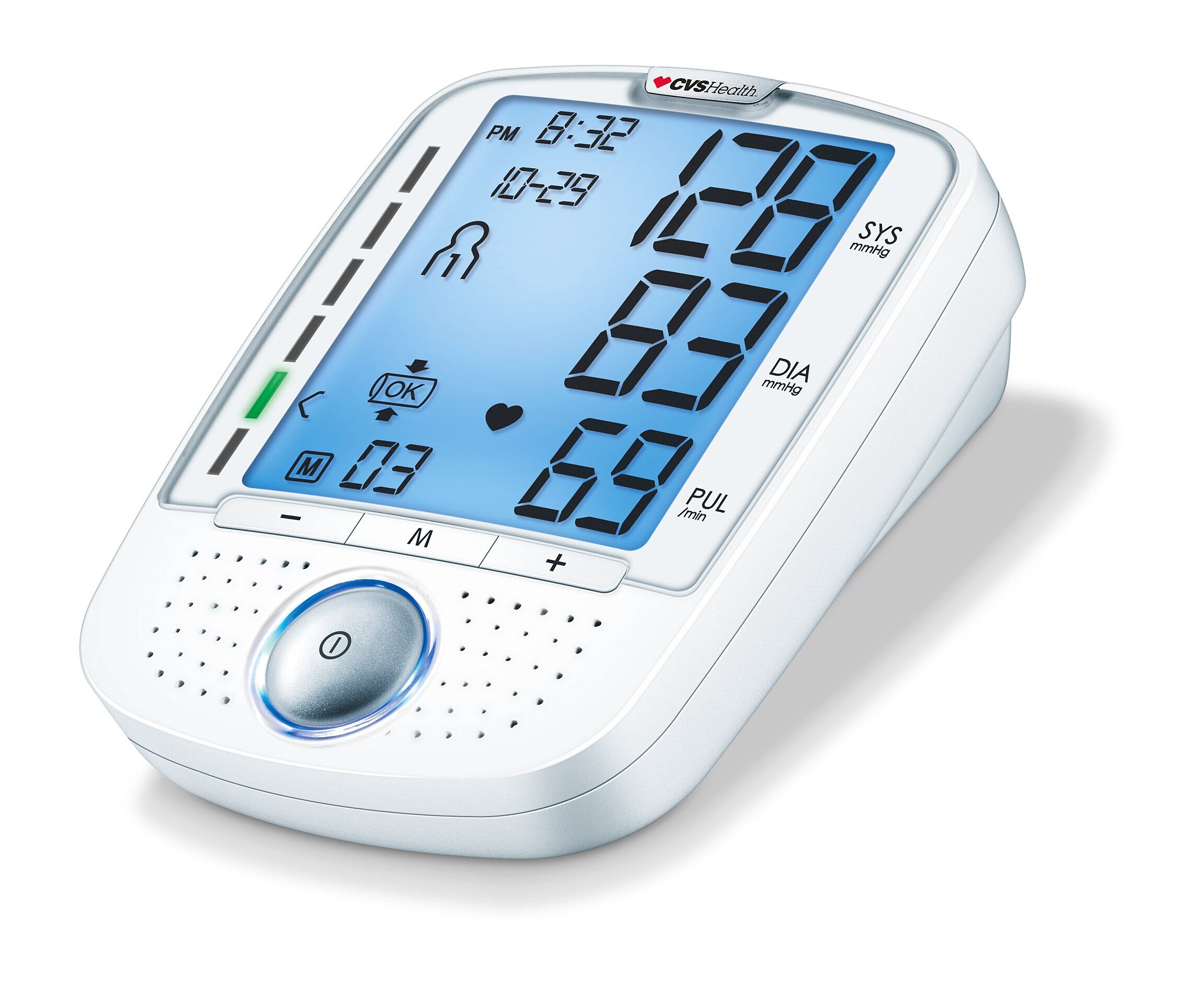 CVS Health Upper Arm Blood Pressure Monitor, Large Cuff