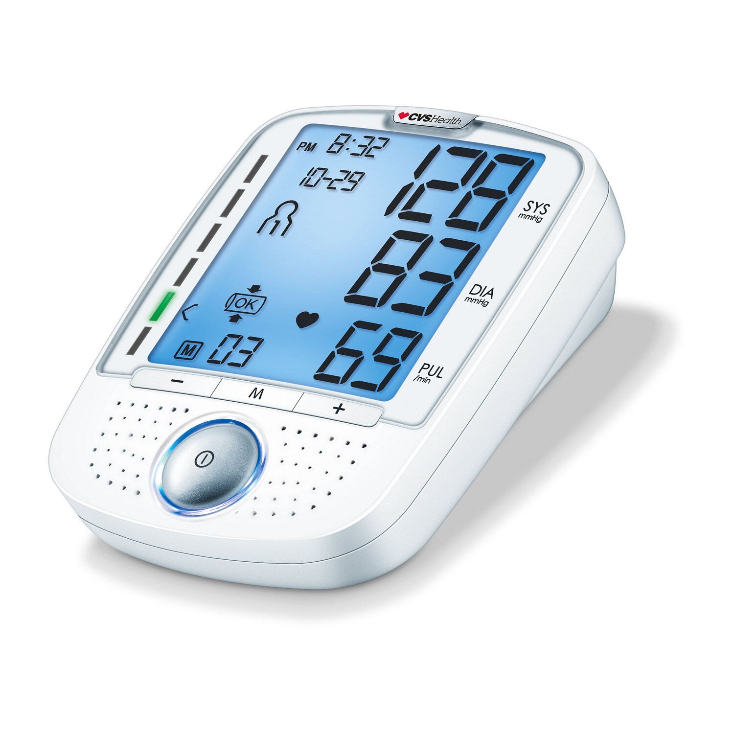 cvs health blood pressure monitor upper arm series 100
