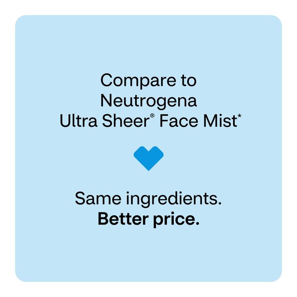CVS Health Ultra Sheer Face Mist SPF 55, 3.4 OZ