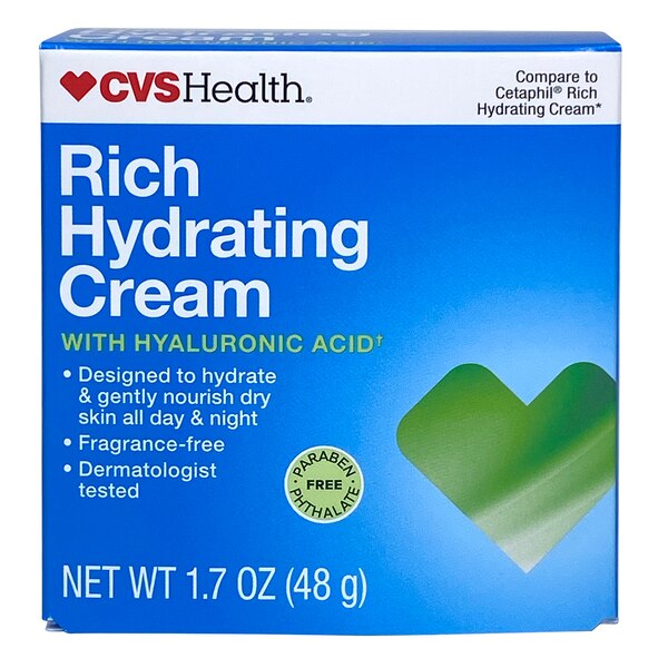 CVS Health Rich Hydrating Cream, 1.7 OZ