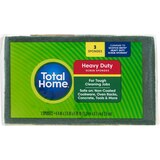 Total Home Heavy Duty Scrub Sponges for Tough Cleaning Jobs, 3 CT, thumbnail image