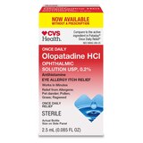 CVS Health Olopatadine HCl Eye Allergy Relief, Ophthalmic Solution USP, 0.2%, 2.5mL, thumbnail image
