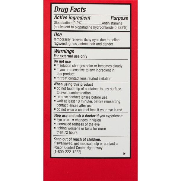 CVS Health Eye Allergy Itch Relief, Twin Pack, 2.5 mL