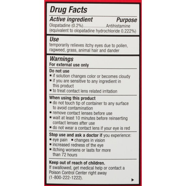 CVS Health Eye Allergy Itch Relief, Twin Pack, 2.5 mL