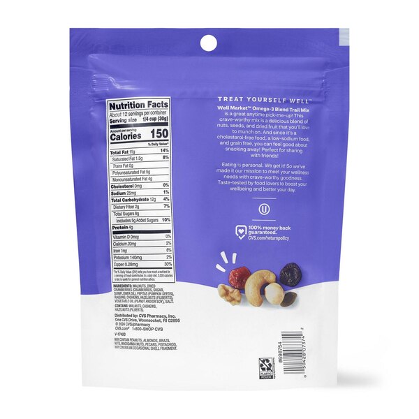 Well Market Omega-3 Blend Trail Mix, 13 oz
