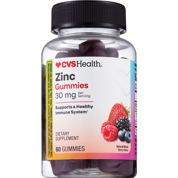 CVS Health Zinc Gummies, 60 CT