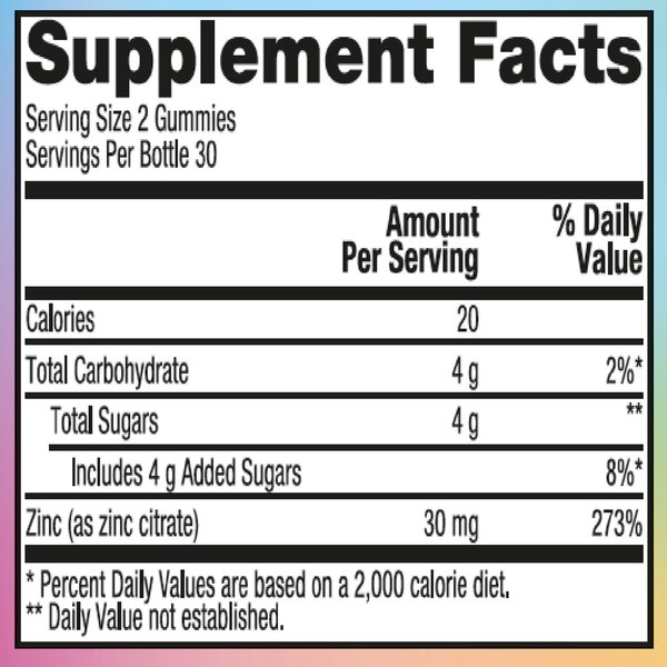CVS Health Zinc Gummies, 60 CT