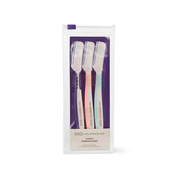 GSQ by GLAMSQUAD Dermaplaner Facial Razors, 3 CT