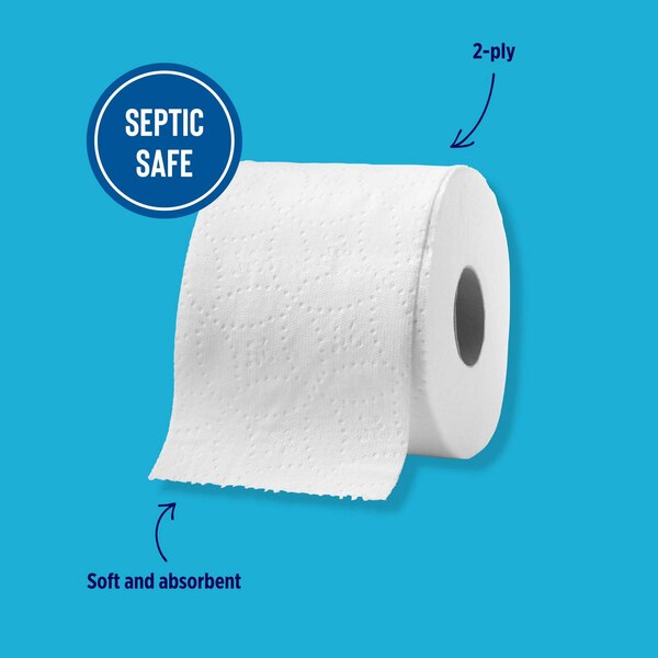 Total Home Ultra Soft Premium Toilet Paper, 4 Mega Rolls