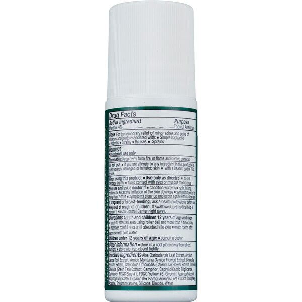 CVS Health Pain Relief Menthol 4% Roll-On, 2.5 OZ