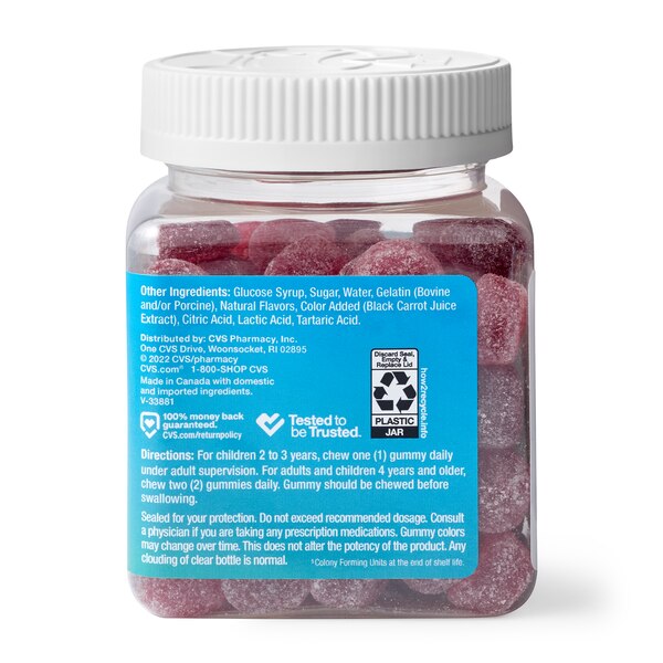 CVS Health Children's Multivitamin + Probiotic Gummies, 70 CT