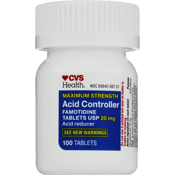 CVS Health Maximum Strength Acid Reducer Tablets, Twin Pack