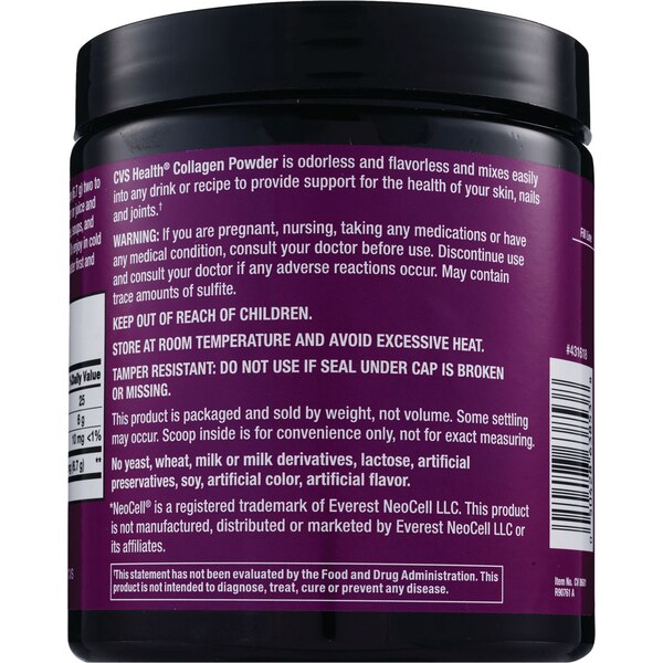 CVS Health Collagen Powder, 7 OZ