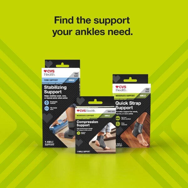 CVS Health Adjustable Compression Ankle Support