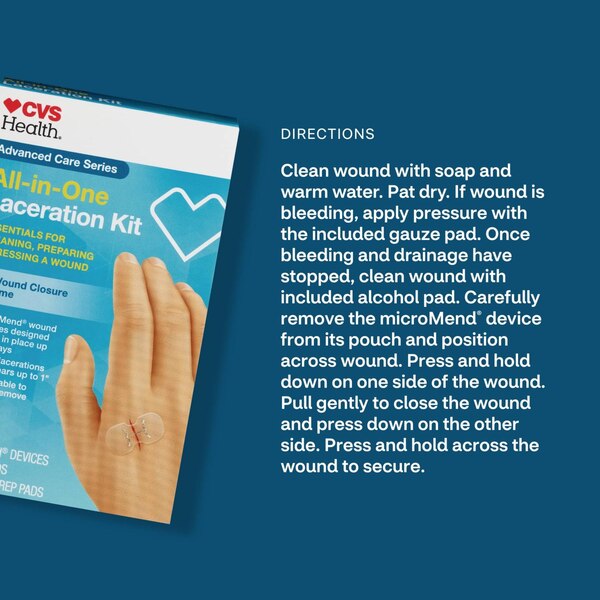 CVS Health All-In-One Laceration Kit