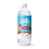 Well Market Unsweetened Sparkling Water, Cherry Limeade, 33.8 oz, thumbnail image