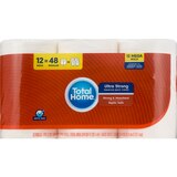 Total Home Ultra Strong Premium Toilet Paper, 12 Mega Rolls, thumbnail image