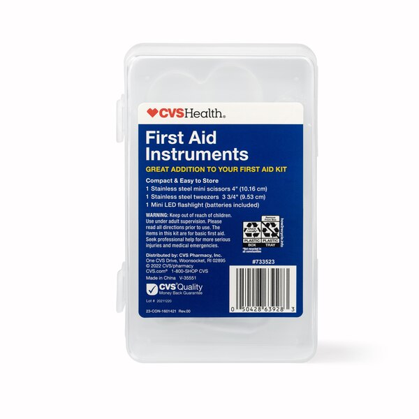 CVS Health First Aid Instruments 3-Piece Kit