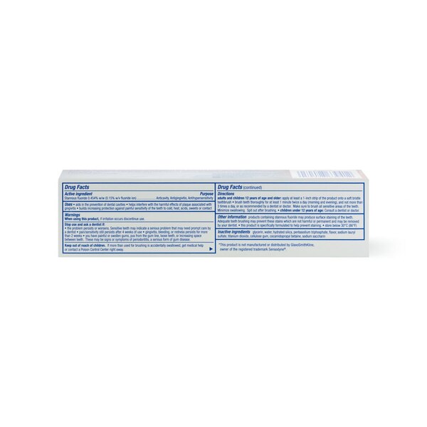 CVS Health Sensitivity & Gum Anticavity Whitening Fluoride Toothpaste, Fresh Mint, 3.4 OZ