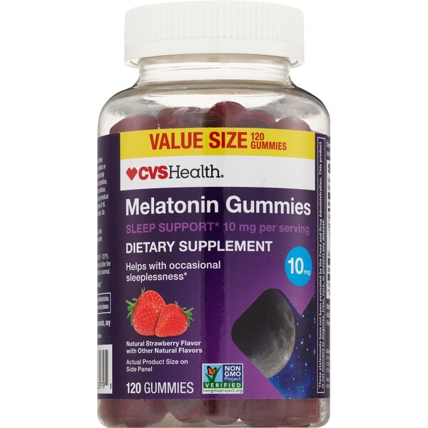 CVS Health 10mg Melatonin Gummies, Strawberry