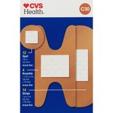 CVS Health Flexible Fabric Antibacterial Bandages, Assorted Sizes, 30 CT, thumbnail image