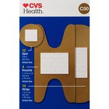 CVS Health Flexible Fabric Antibacterial Bandages, Assorted Sizes, 30 CT, thumbnail image 2 of 4