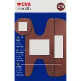 CVS Health Flexible Fabric Antibacterial Bandages, Assorted Sizes, 30 CT, thumbnail image 2 of 4