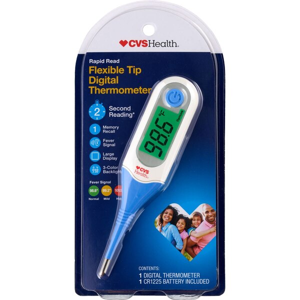 CVS Health Rapid Read Flexible Tip Digital Thermometer