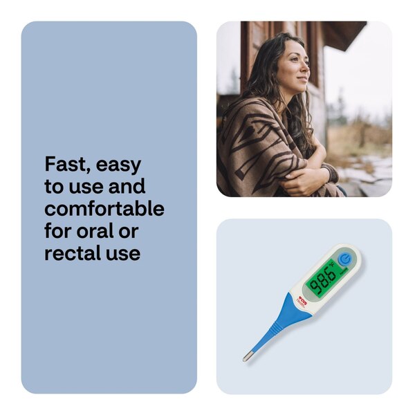 CVS Health Rapid Read Flexible Tip Digital Thermometer
