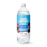 Well Market,Unsweetened Sparkling Water, Blackberry Raspberry, 33.8 oz, thumbnail image