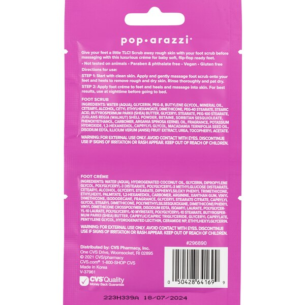 Pop-arazzi Smooth & Soften 2-Step Foot Care