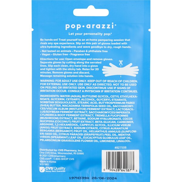 Pop-arazzi Soften & Soothe Hand Mask