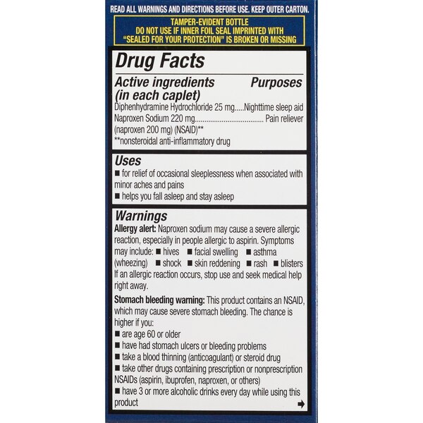 CVS Health Naproxen Sodium PM Caplets