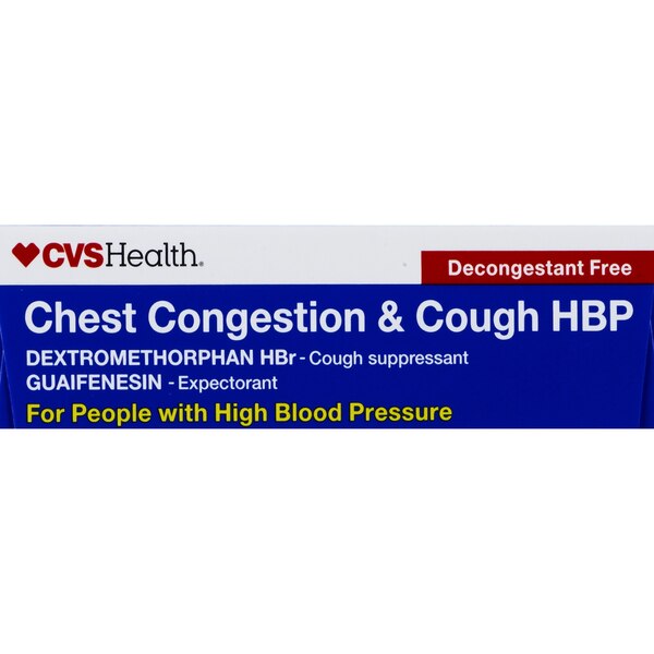 CVS Health Chest Congestion & Cough HBP, 20 CT