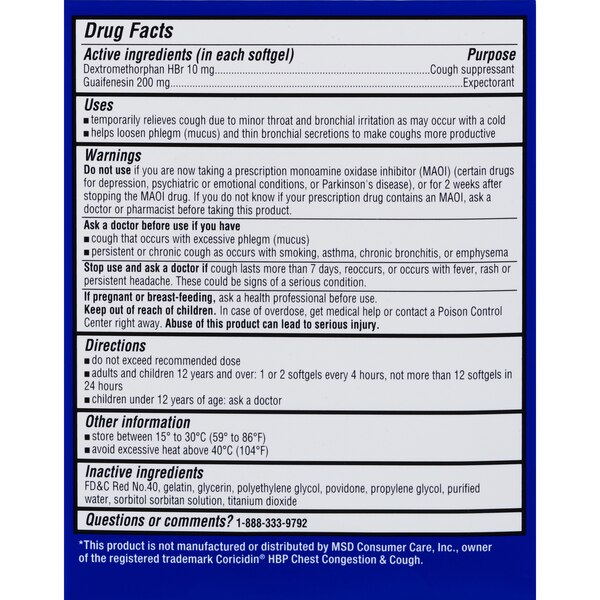 CVS Health Chest Congestion & Cough HBP, 20 CT