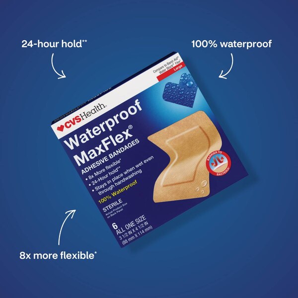 CVS Health Waterproof MaxFlex Adhesive Bandages