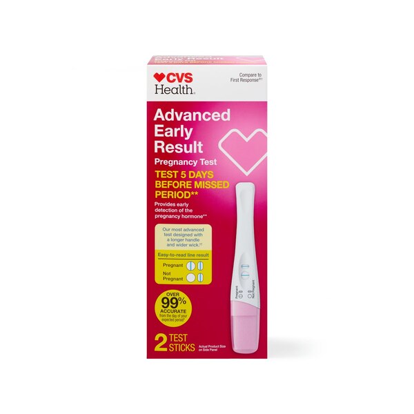 CVS Health Advanced Early Result - Prueba de embarazo, 2 u.