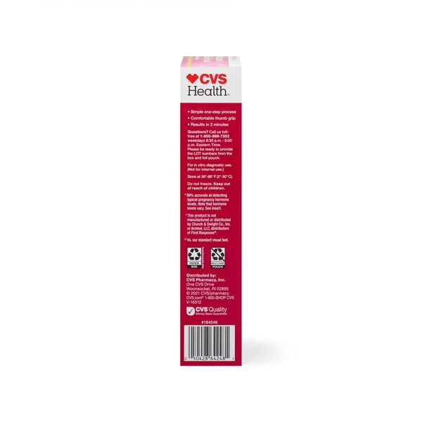 CVS Health Advanced Early Result Pregnancy Test 2 CT