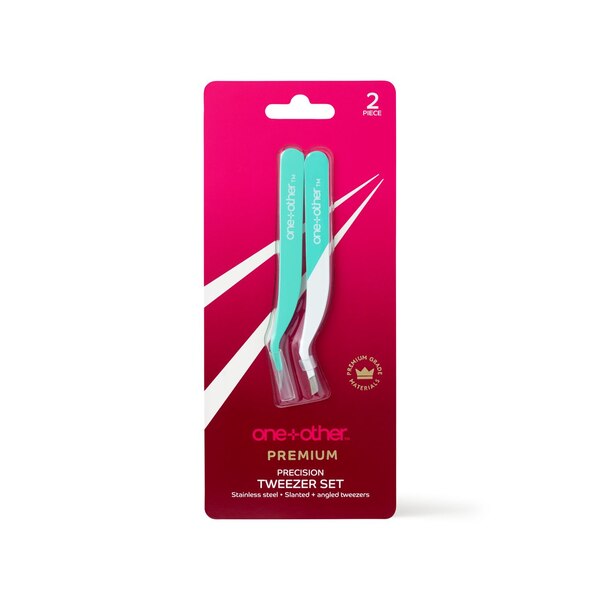 one+other Premium Precision Tweezer Set, 2CT
